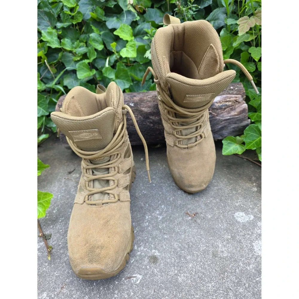 Merrell Tactical Combat Boots Men's 7.5 J17746 Desert Tan